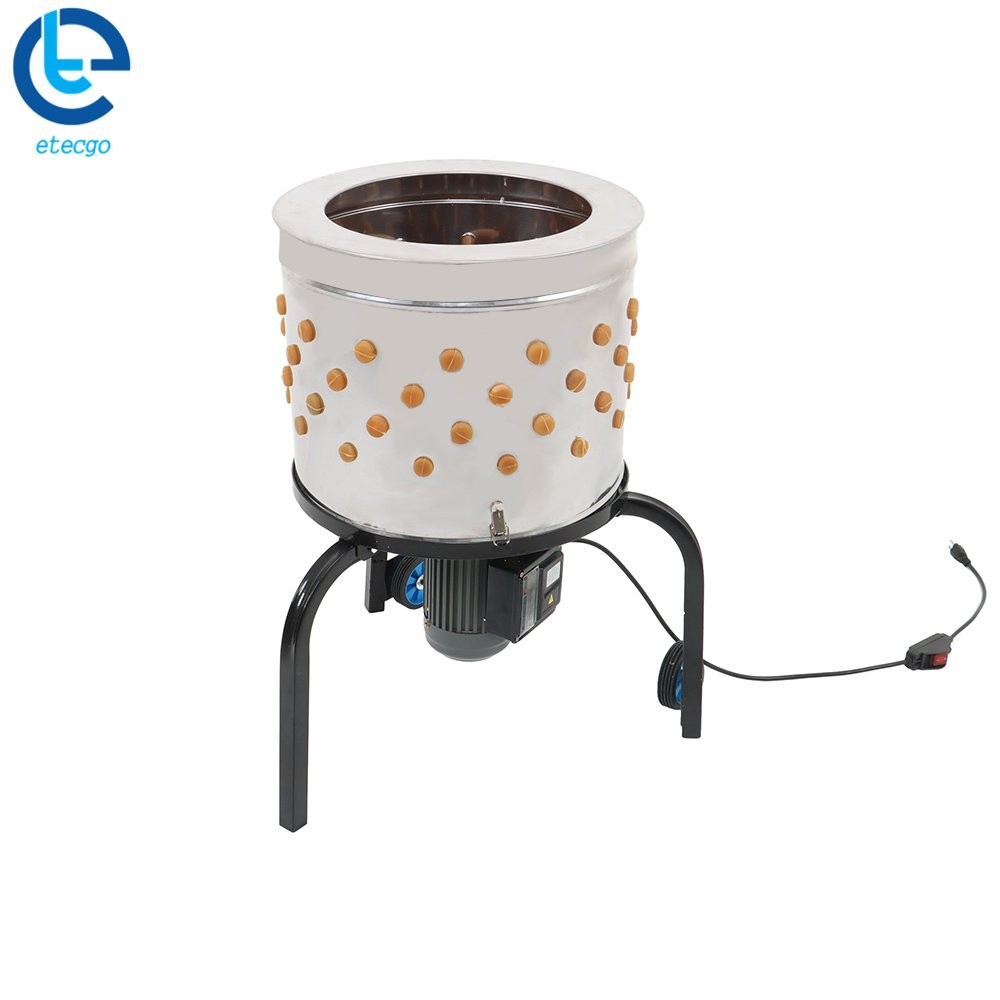 280RPM 120V Motor Feather Plucker Stainless Steel Drum Chicken Plucker Machine