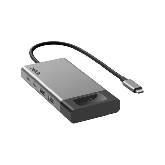 Belkin INC027dqSGY USB-C 8-in-1 Dual HDMI Hub with Privacy Control
