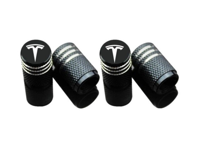 4-Piece Stem Valve Cap Set for Tesla Model 3 (2017 to present) - Color Options