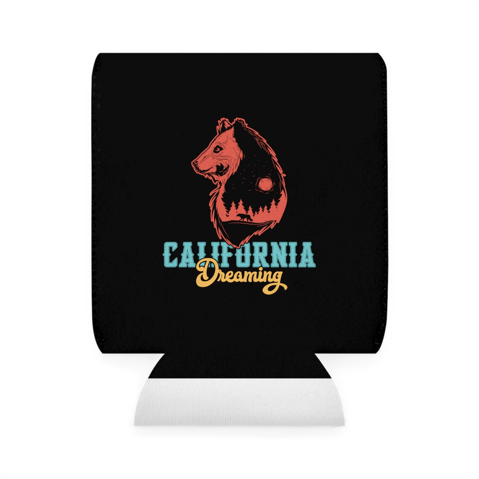 California Dreaming - Black Can Cooler Sleeve