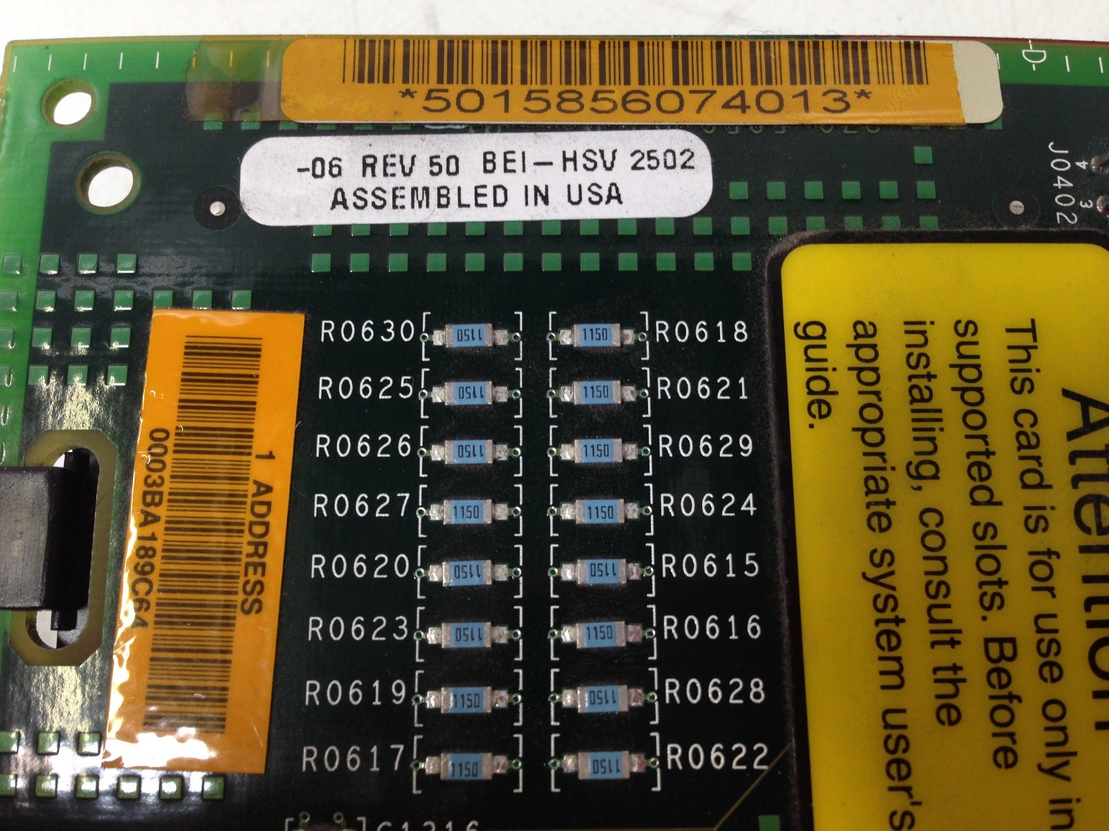 Sun Microsytems BEI-HSV Modem Communication Board