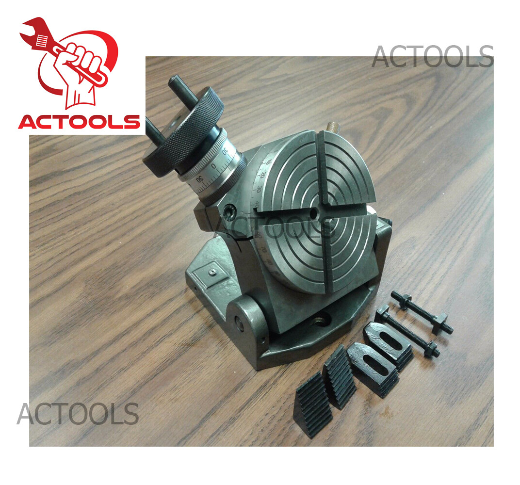 4" Inch Precision Tilting Rotary Table With Clamping Kit Premium Quality Product