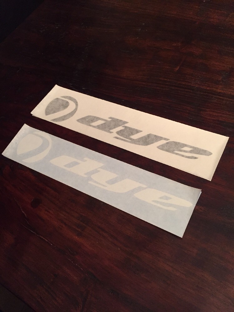 Dye Paintball Vinyl Decal