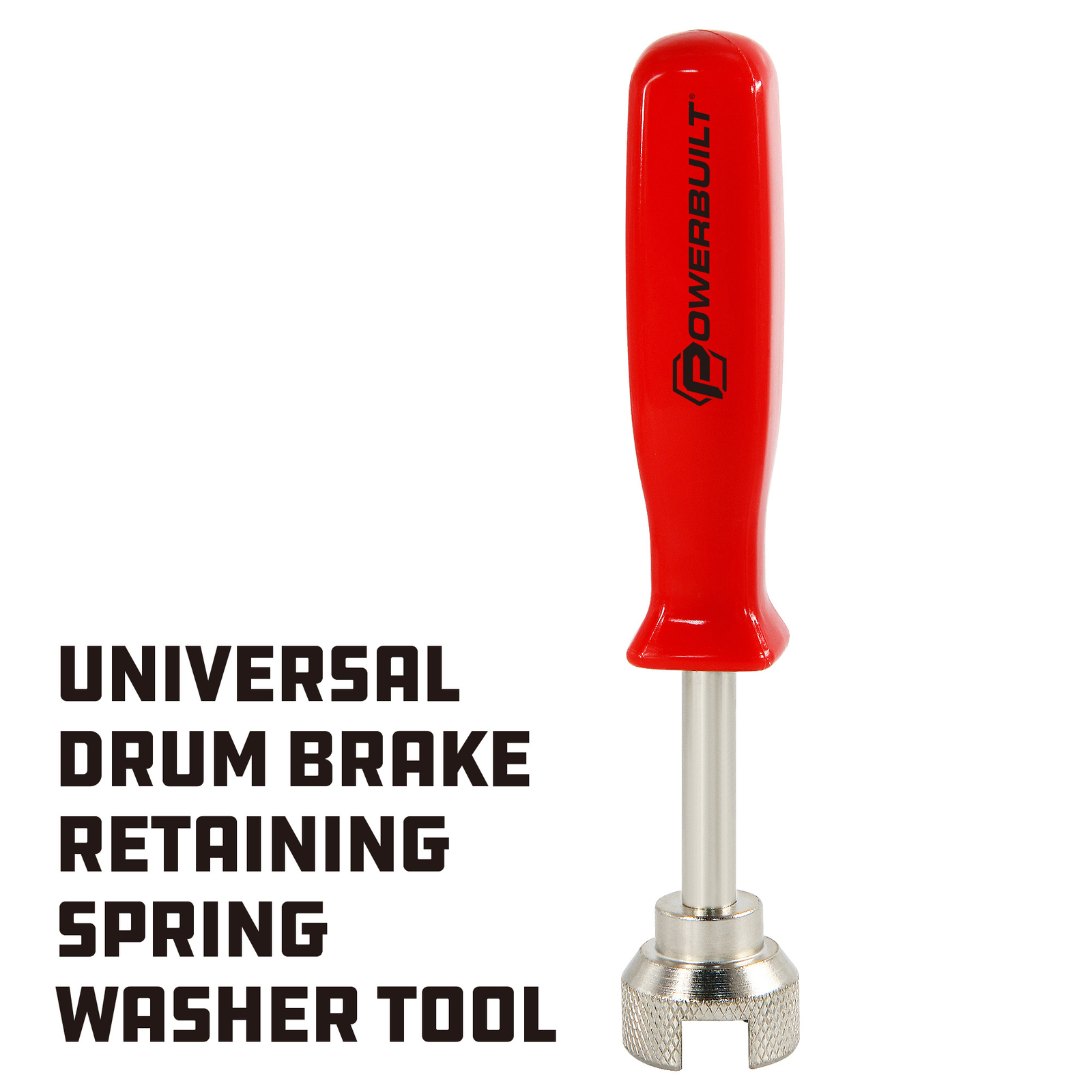 Powerbuilt Universal Drum Brake Retaining Spring Washer Tool - 648592