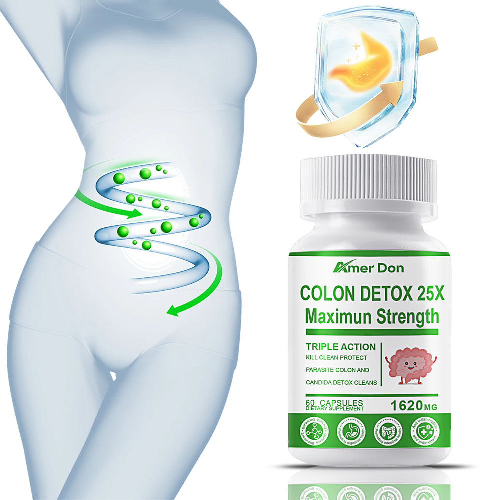 Natural Colon Cleanse Detox Supplement for Weight Loss & Bloating Relief