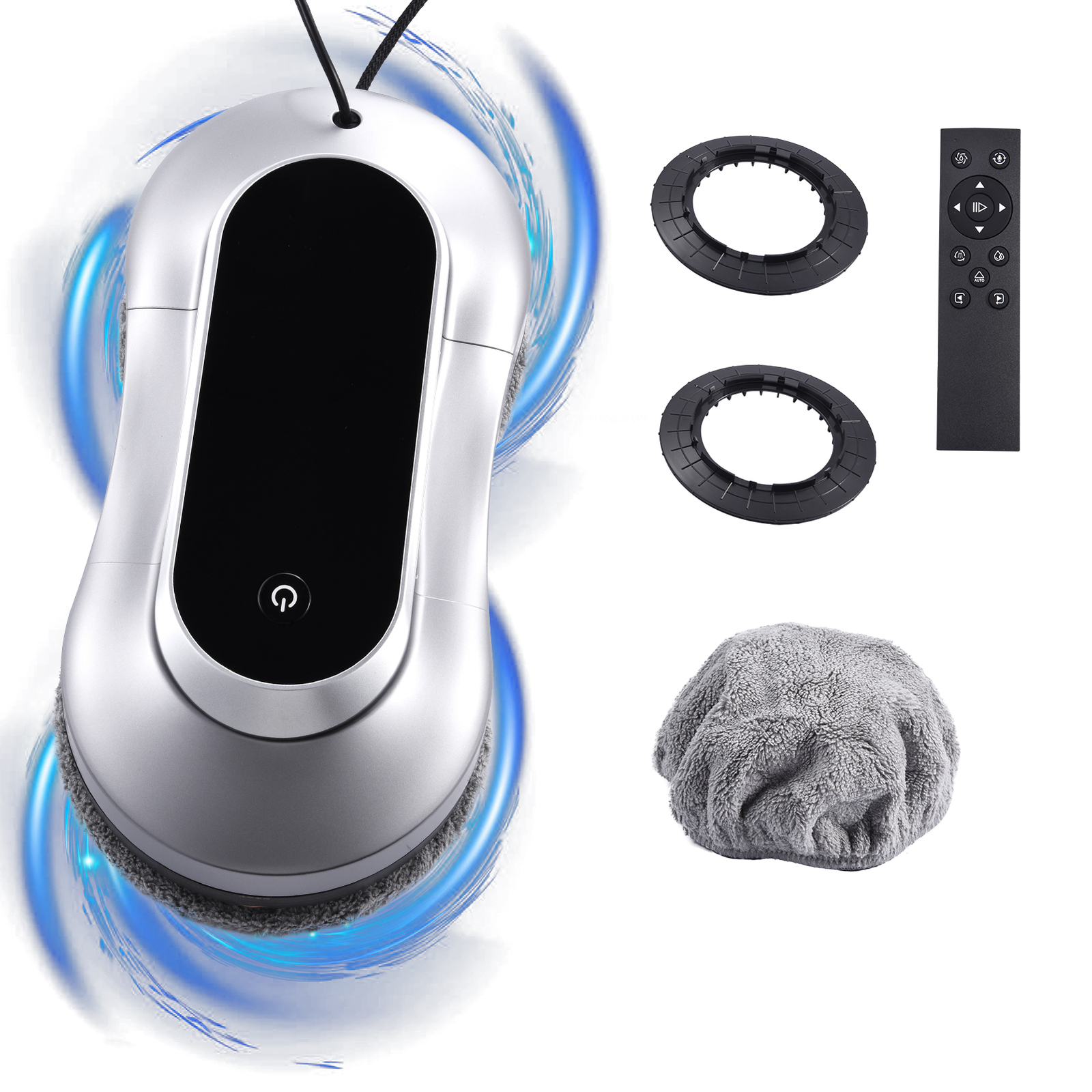 New Automatic Intelligent Window Cleaning Vacuum Cleaner Robot with Water Tank-