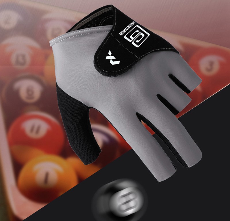 Billiards Glove Left Hand Snooker 5-Finger Glove Anti-slip Breathable Gloves