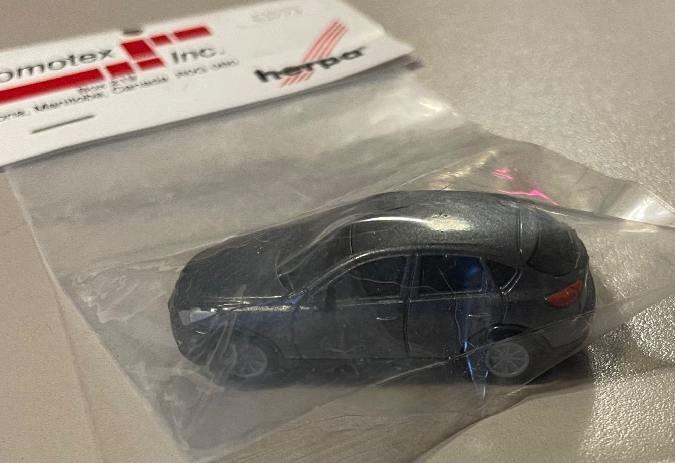 HERPA / PROMOTEX NISSAN INFINITI G37 GREY COUPE H0 SCALE MODEL 1:87 NEW IN BAG