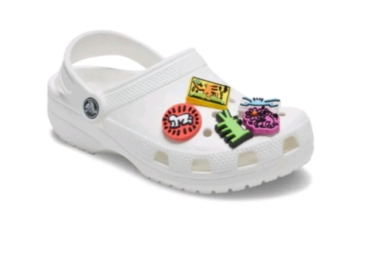 NEW CROCS KEITH HARING 5 PACK Jibbitz™ Charms