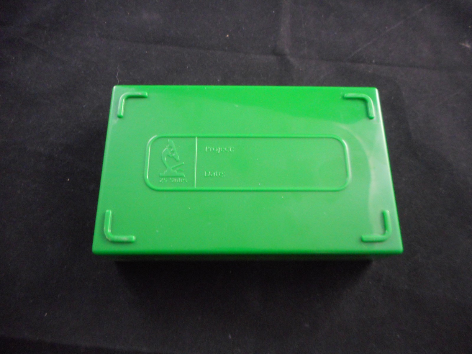 HEATHROW Plastic 25 Place Premium Microscope Slide Box Cork Lining 5.5” x 3.5"