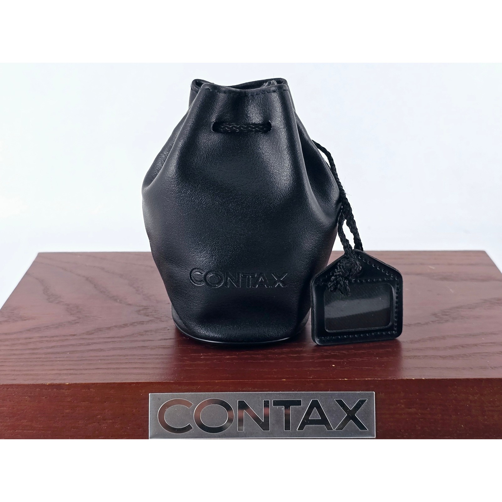 [MINT] Contax GCL-1 Genuine Original Leather Pouch Lens Case From Japan