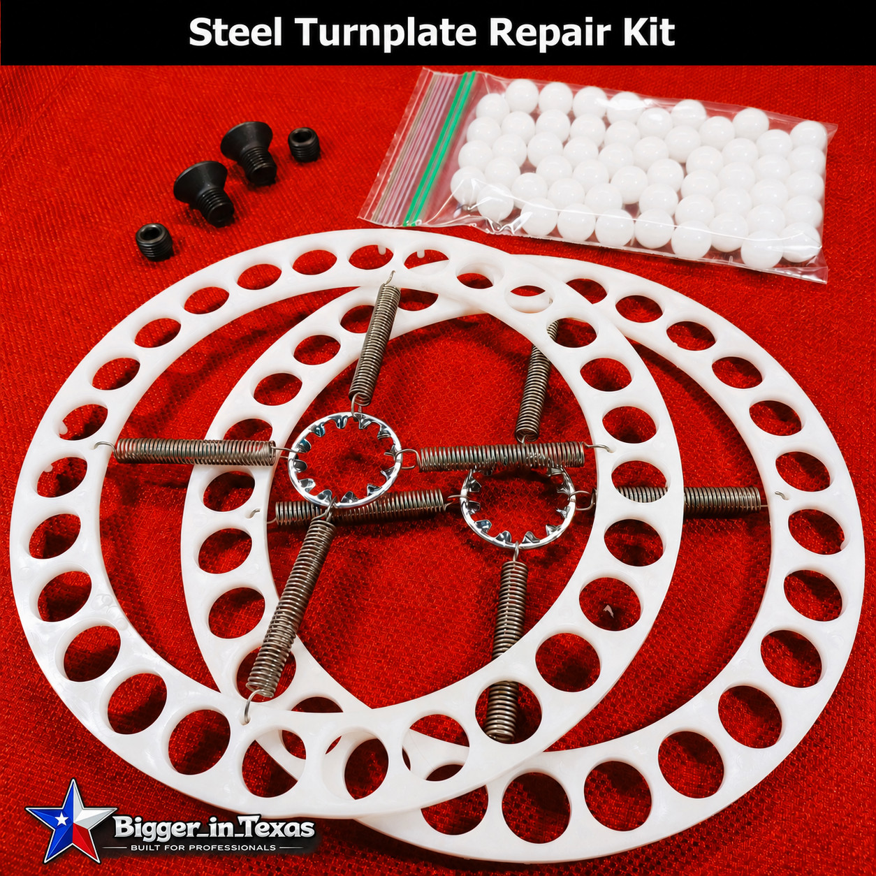 NEW! Hunter Wheel Alignment 14" Steel Turn Plate Rebuild Repair Turnplate Kit