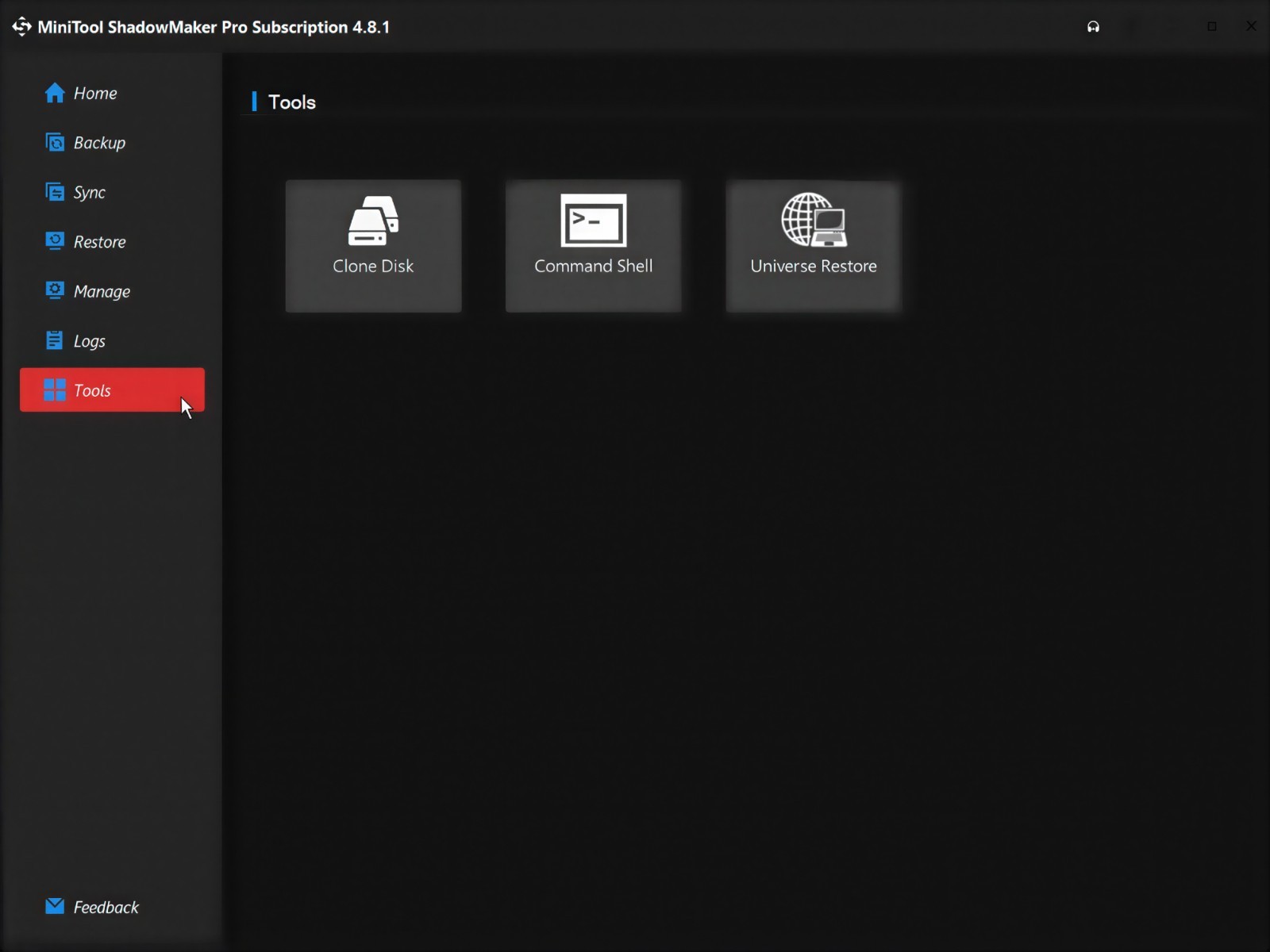 MiniTool ShadowMaker Pro Bootable DVD/USB