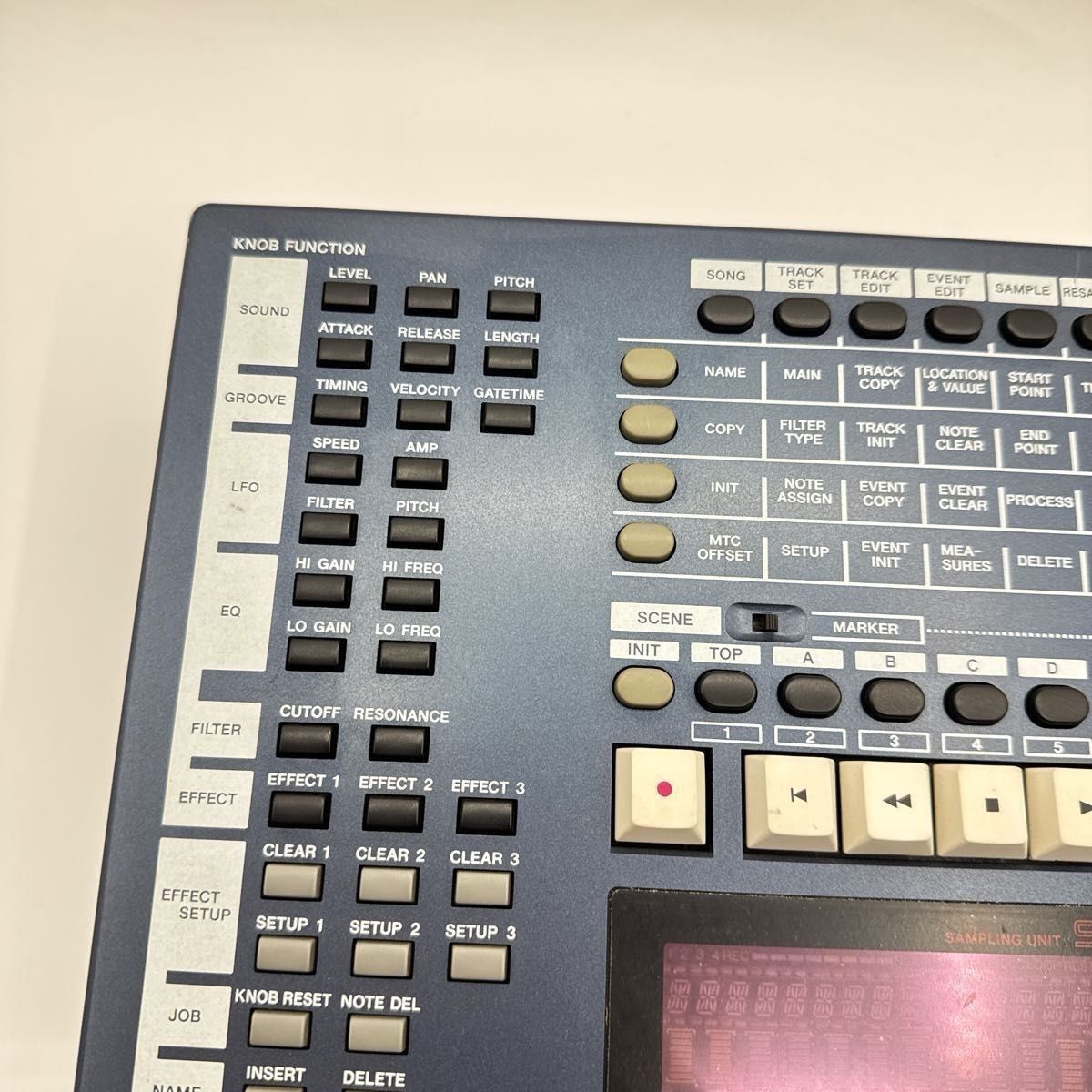 Yamaha SU700 Sequencer Sampler Only power supply confirmed JANK