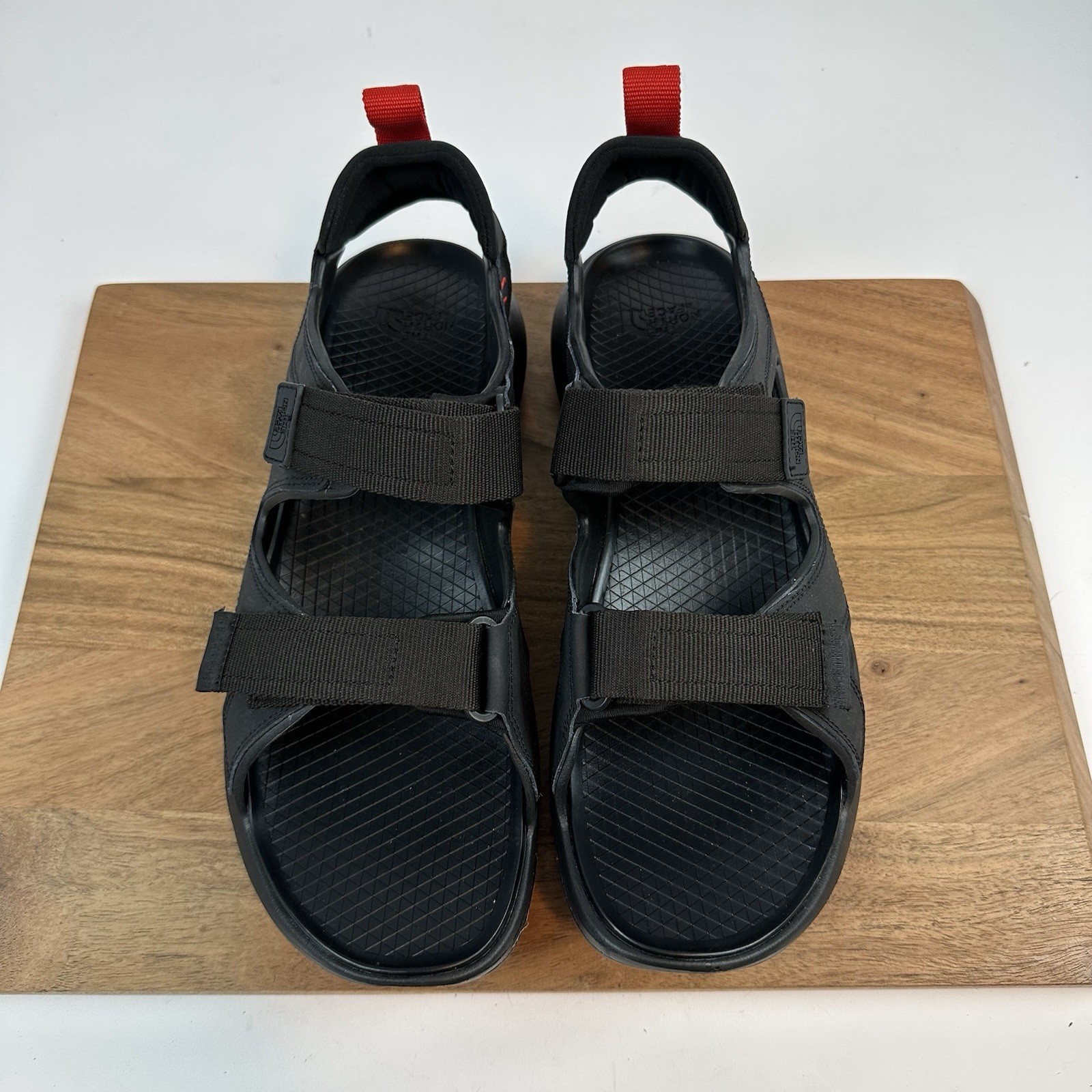 New Mens The North Face Black/Asphalt Hedgehog Sandals Shoes Size 14 M