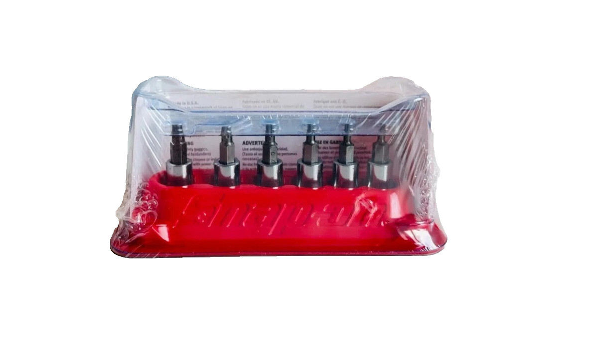 NEW Snap-on™ 1/4" drive T8 to T27 6pc Torx Socket Driver Set 106TTX SEALed
