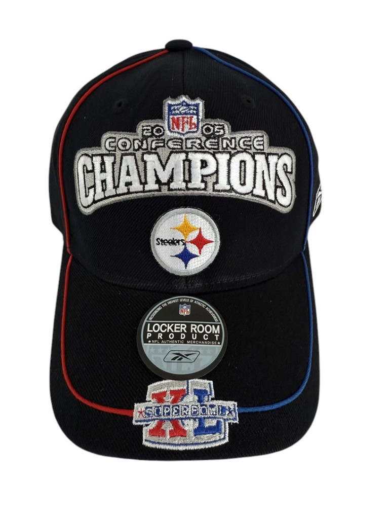 Pittsburgh Steelers Reebok Conference Champions 2005 Super Bowl XL Football Hat