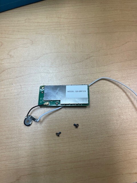 Qolsys QC0001-840 IQ Card-319 SRF 319 MHz Daughter Card. IQ2 QS-SRF319