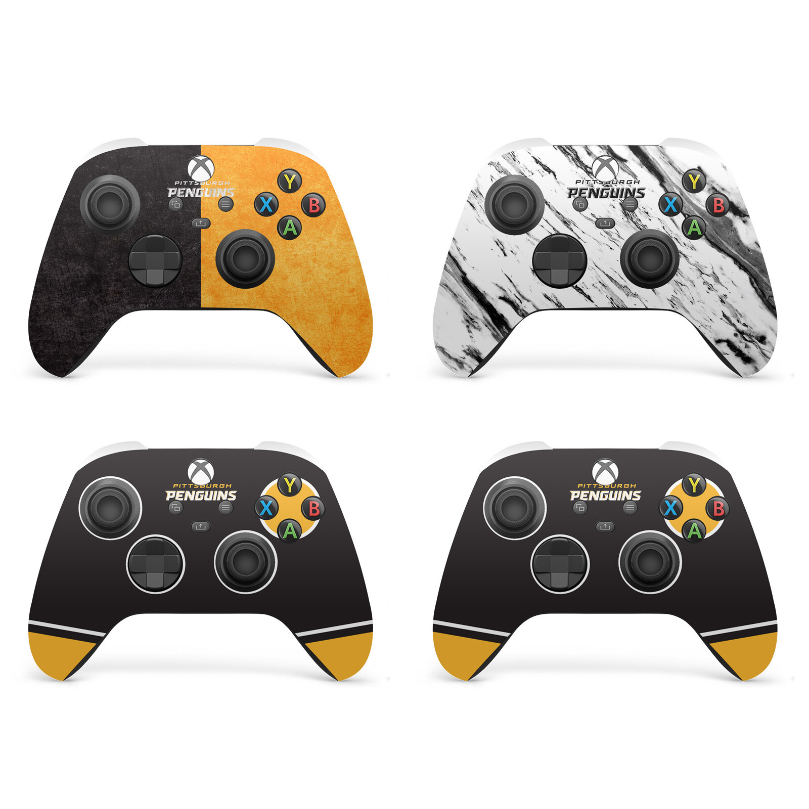 NHL PITTSBURGH PENGUINS VINYL SKIN DECAL FOR XBOX SERIES X / SERIES S CONTROLLER