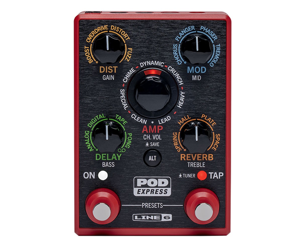 Line 6 POD Express Guitar Portable Multi-FX Pedal - Open Box
