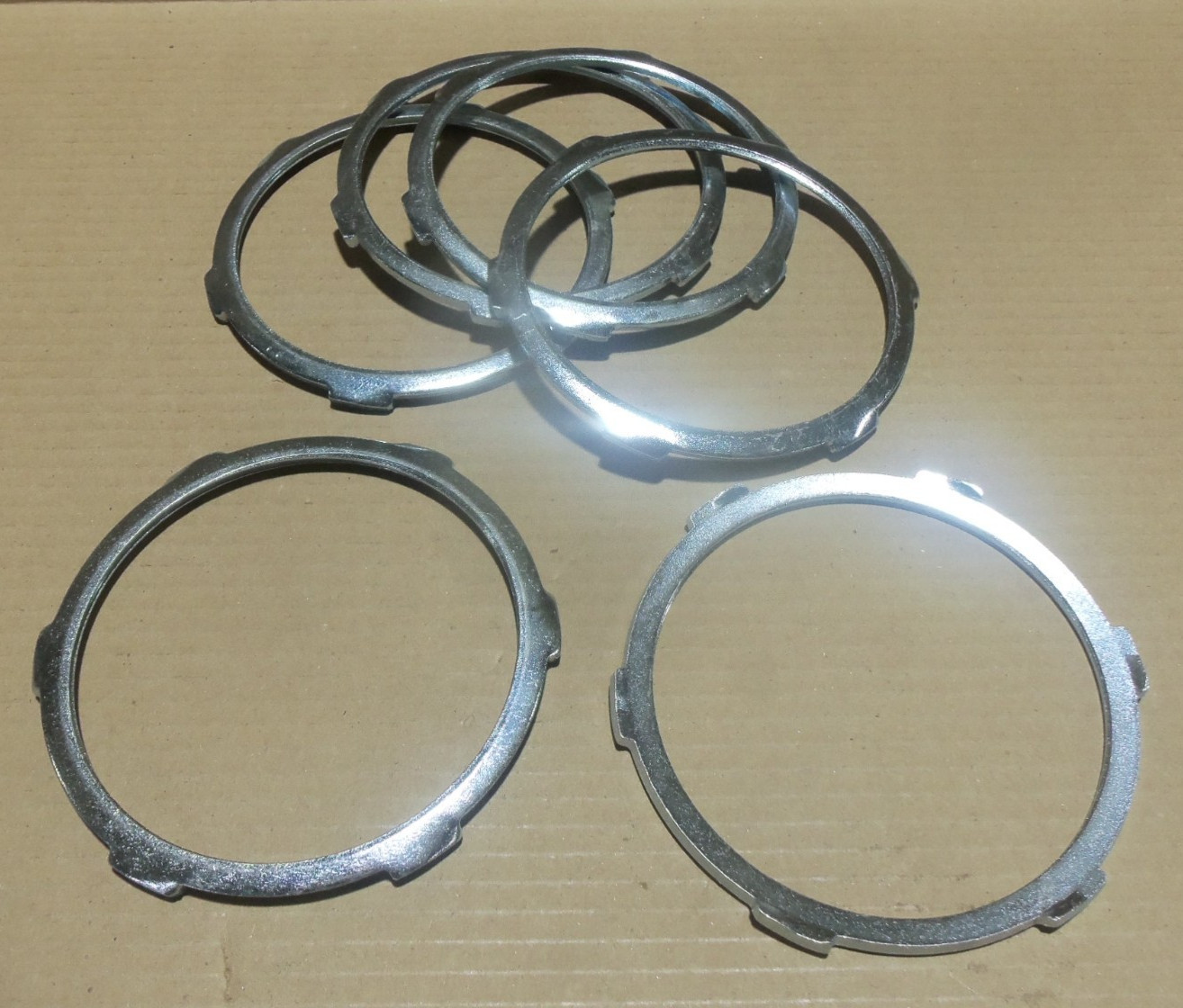 NEW LOT OF 6 LOCKNUT 4" RING FOR RIGID EMT IMC CONDUIT CONNECTORS LOCK NUT AK