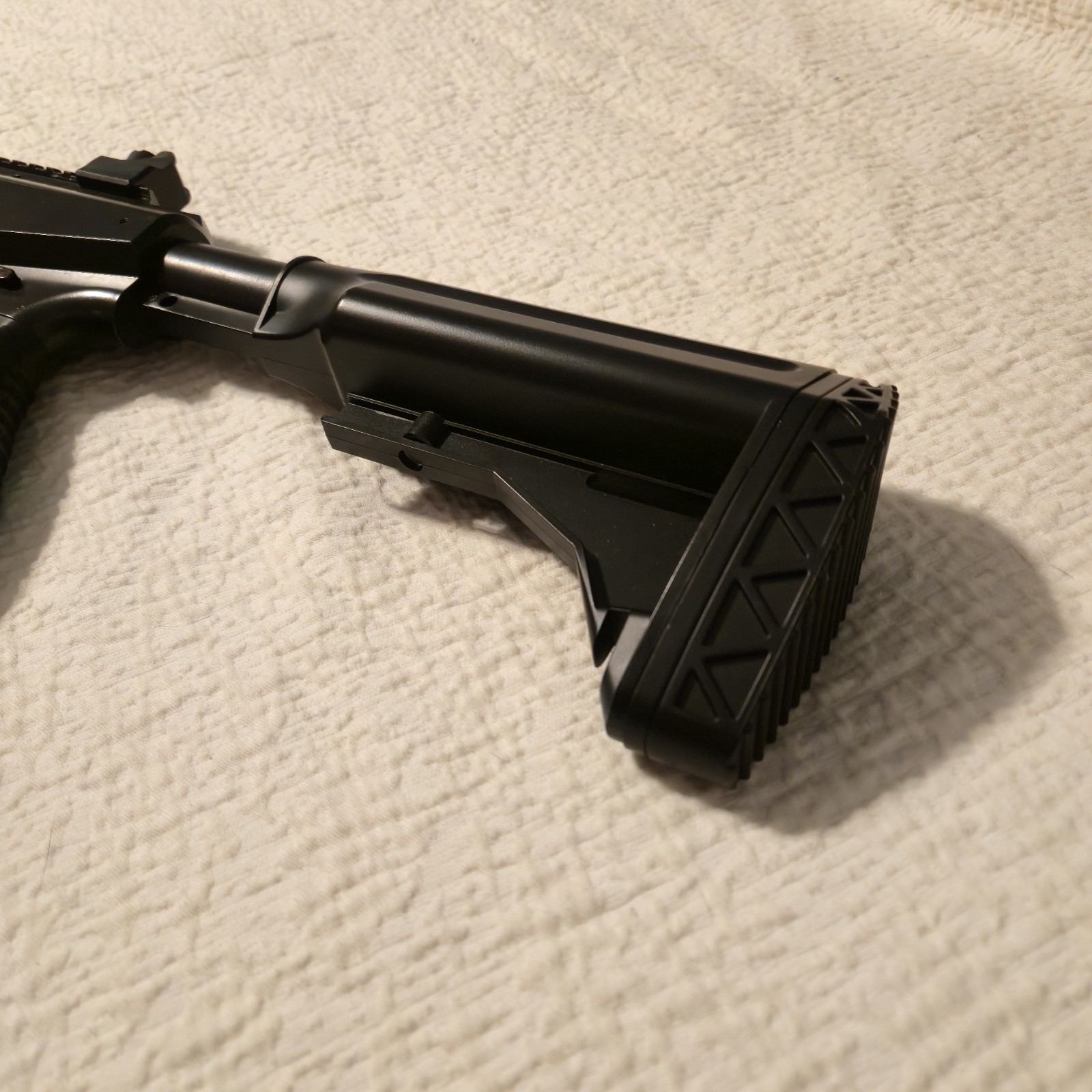 Painted & modded Game Face black foam blaster "gun" toy