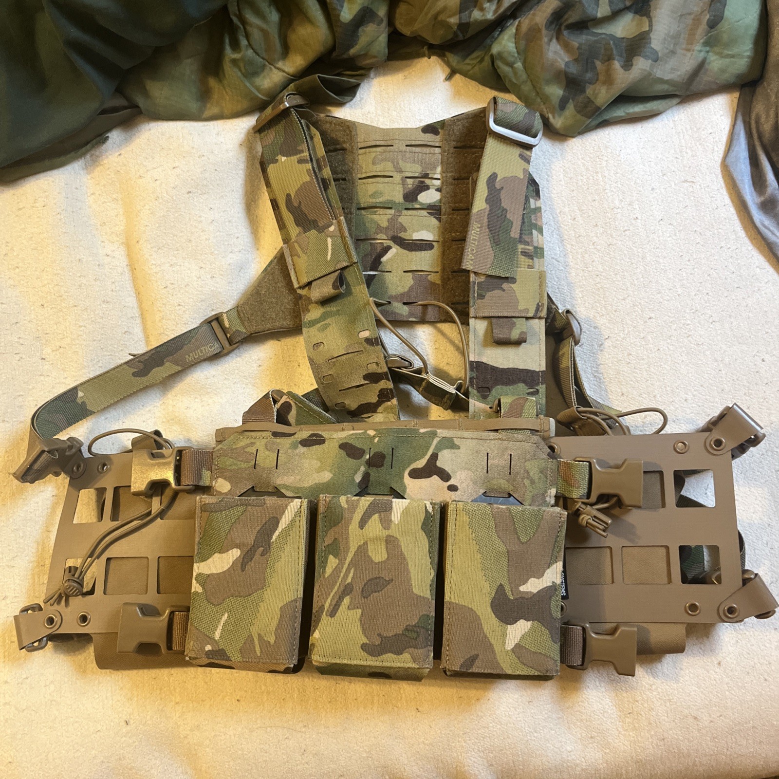 Spiritus THING 2 Chest Rig Multicam HAILEY TRMP Placard LUNAR HX HARNESS KIT OUT
