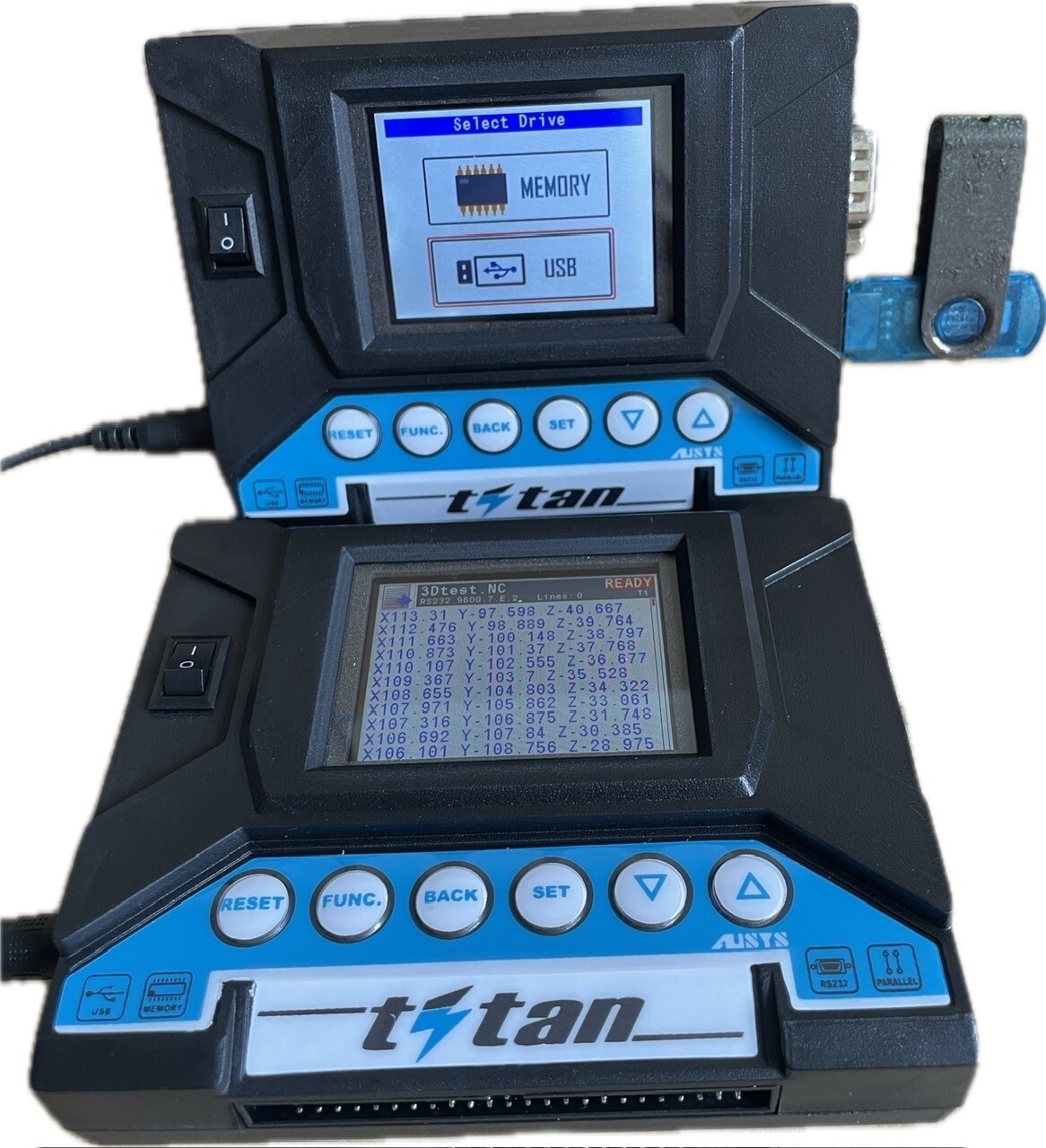 2PCS DNC TITAN. DNC DEVICE FRO CNC MACHINES