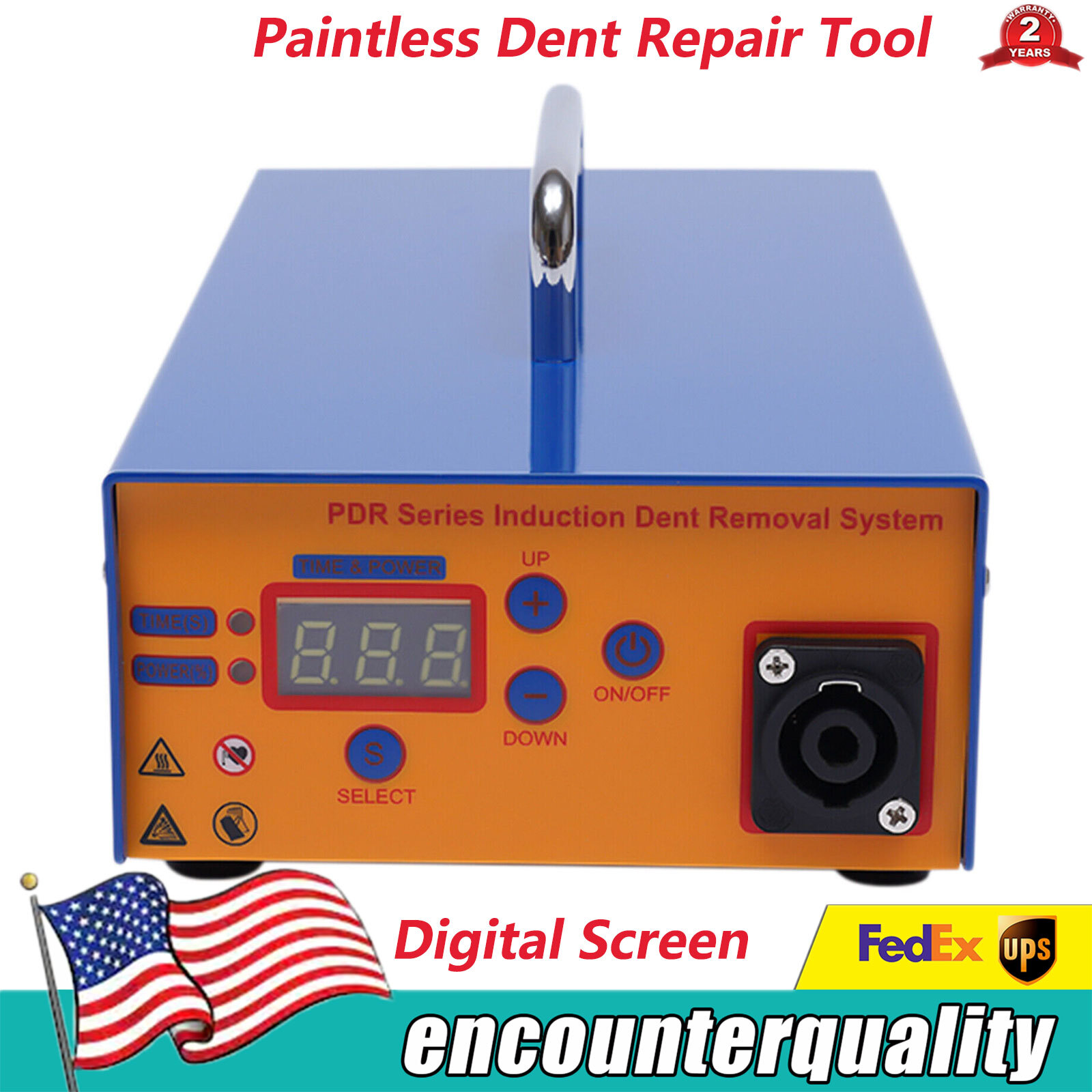 Car Body Paintless Dent Repair Tool Induction Heat Hot Box Removal Machine 110V
