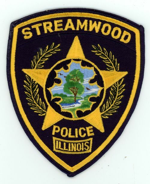 ILLINOIS IL STREAMWOOD POLICE NICE SHOULDER PATCH SHERIFF