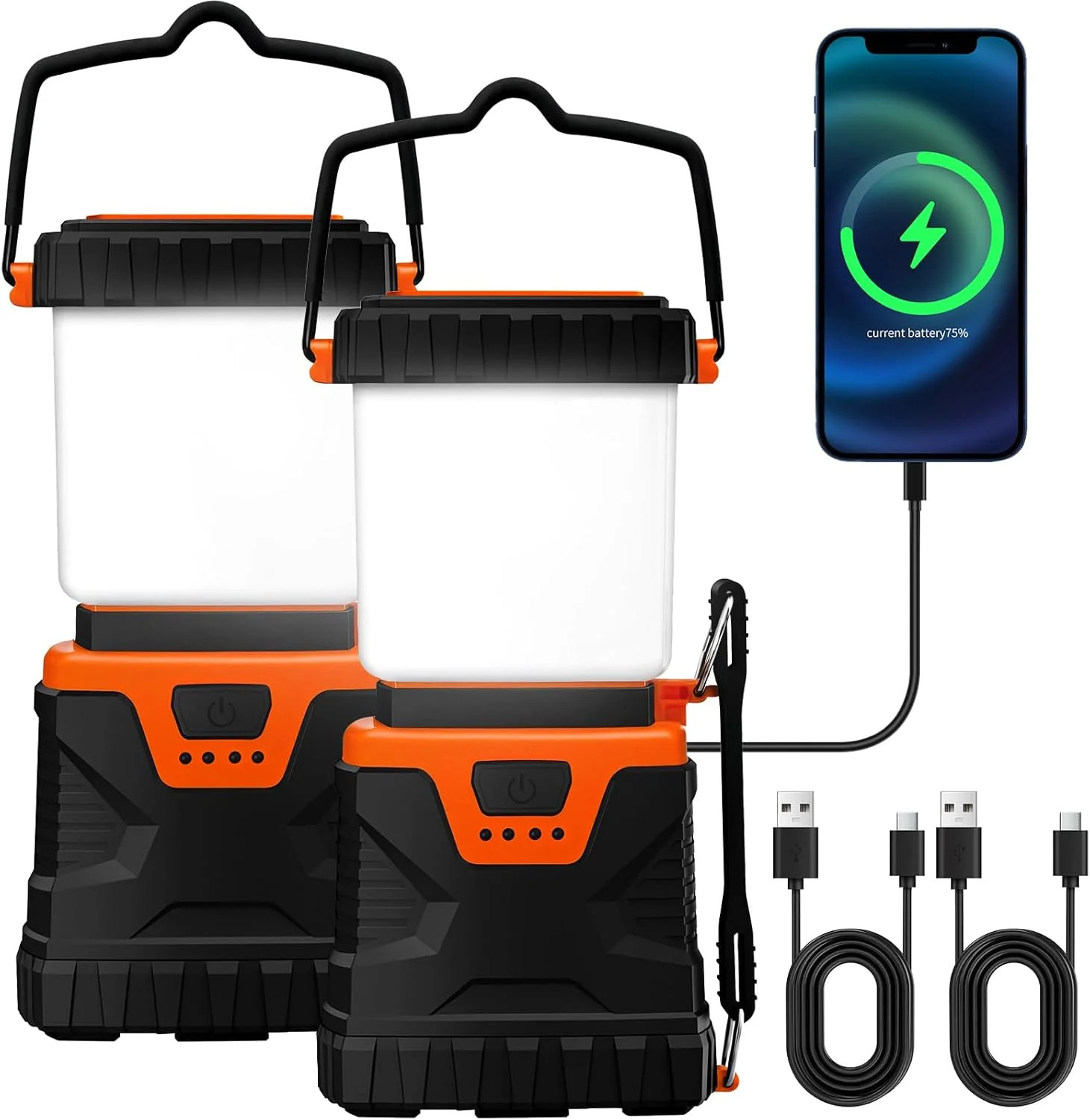 LED Camping Lantern Rechargeable,1000LM, Portable with 5 Ligth Modes, IP44 Water
