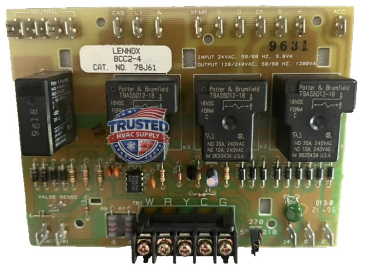 BCC2-4 Furnace Control Board 78J61