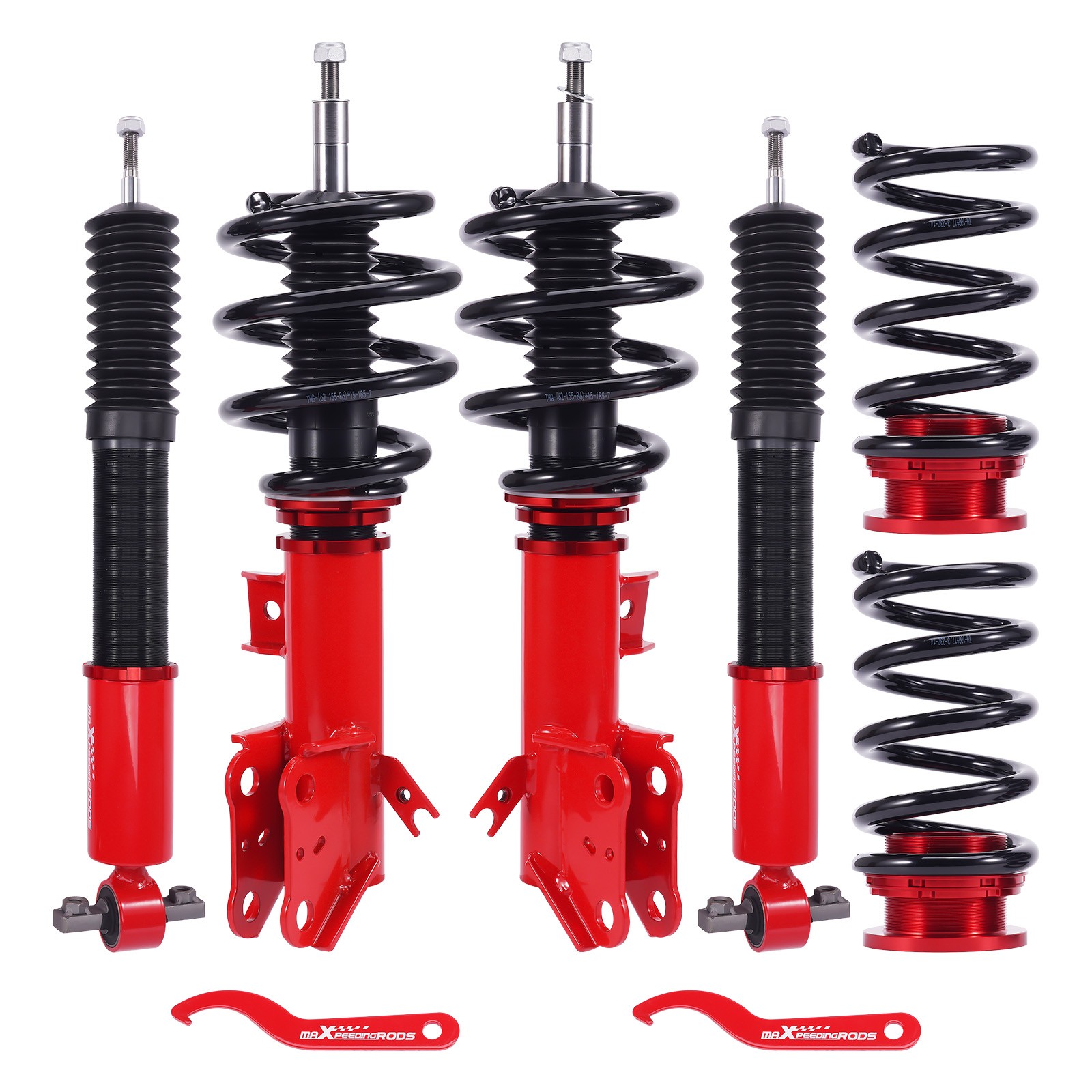 Coilovers For 2013-2019 Ford Fusion Adj Height Struts Shocks Suspension Kit
