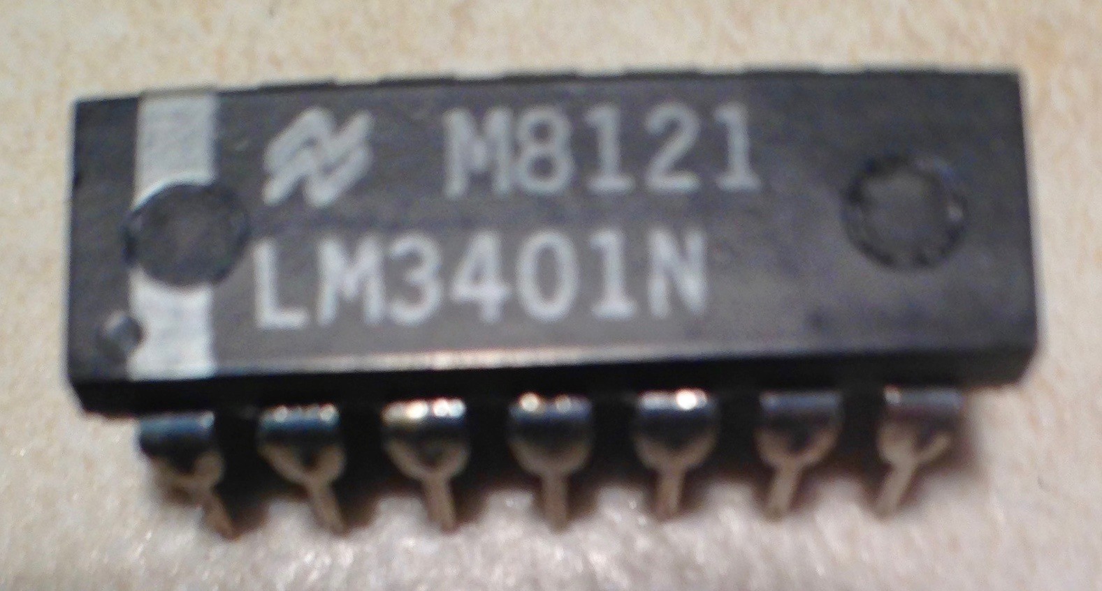 National LM3401N Quad Op. Amp. - NOS