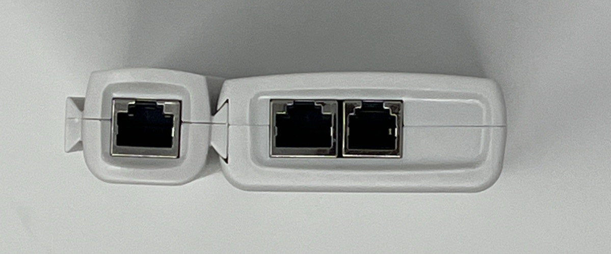 Network Ethernet Cable Tester for LAN RJ45 RJ11 White Petechtool Not Tested