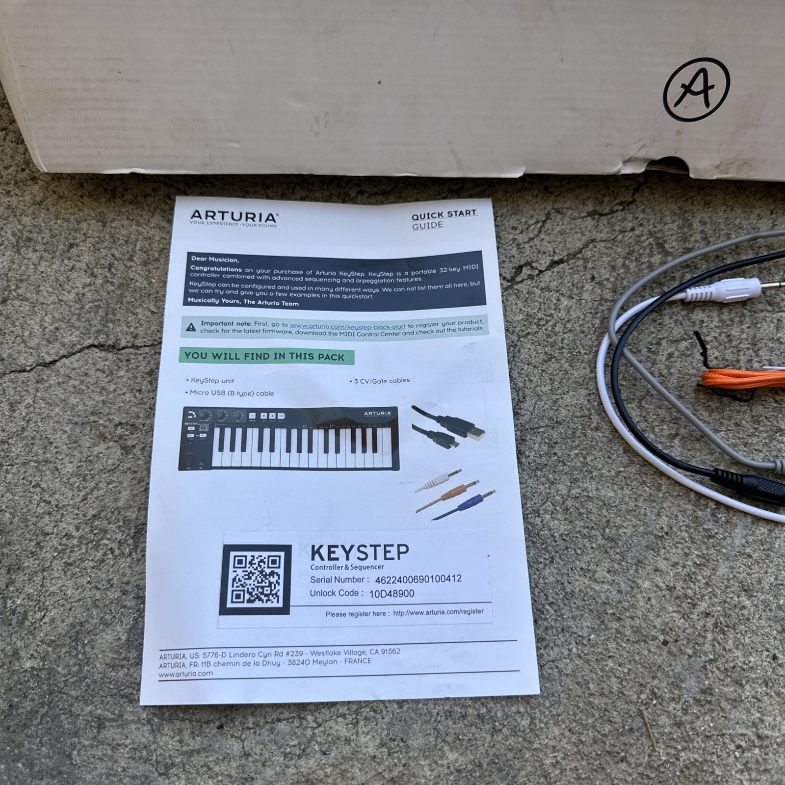 Arturia KeyStep 32-Key Slimkey MIDI Keyboard Controller Sequencer CV/Gate Out