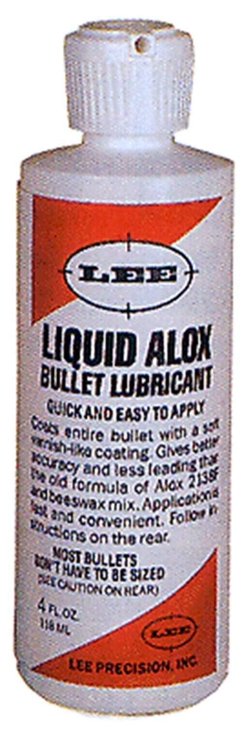 Lee Easy to Apply Liquid Alox Bullet Lubricant 4 oz Bottle 90177