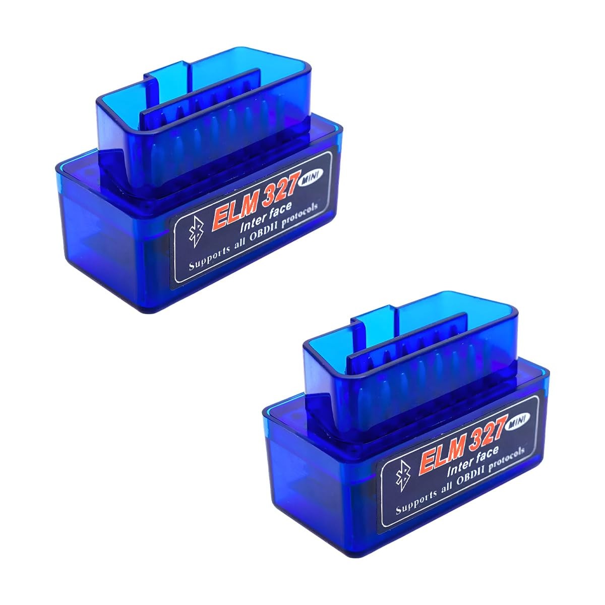 BWBWND 2 PCS ELM327 OBDII Car Auto Diagnostic Scanner, Professional 2