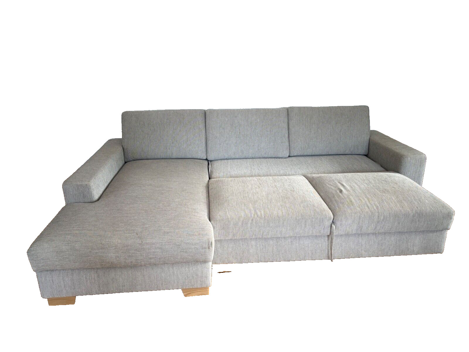 Sofa gray for living room with sleeping spaces available