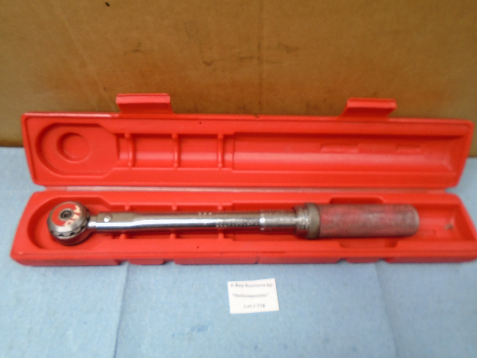 Mac TW6250 Torque Wrench in a Snap-On Case 30 to 250 INCH Lbs.  3/8" Dr Nm J718