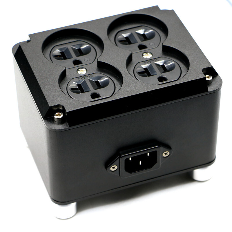 Hifi 10A 4way US AC power supply socket home American Standard AC Power outlet