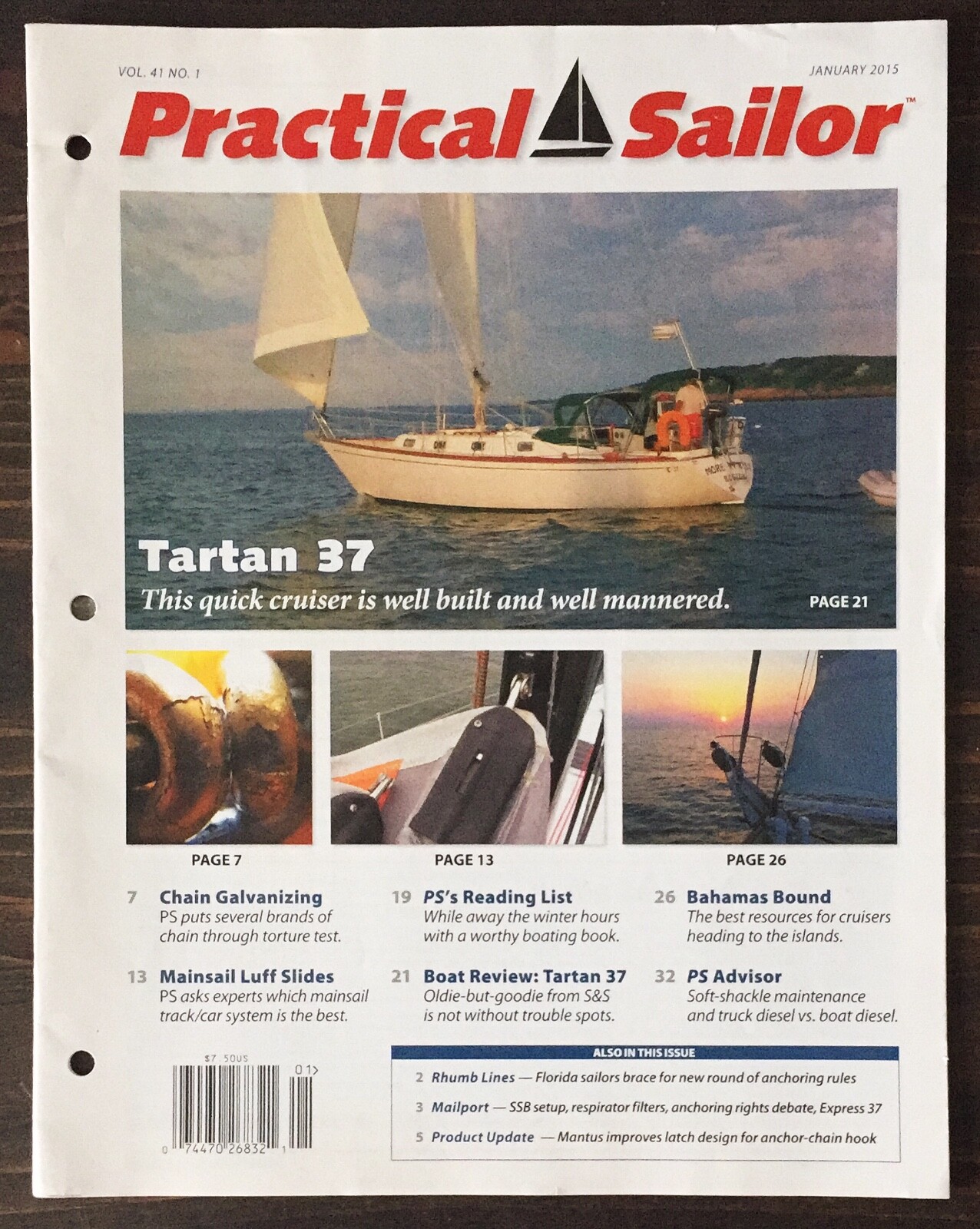 2015 Practical Sailor Magazine Volume 41, Lot of 1