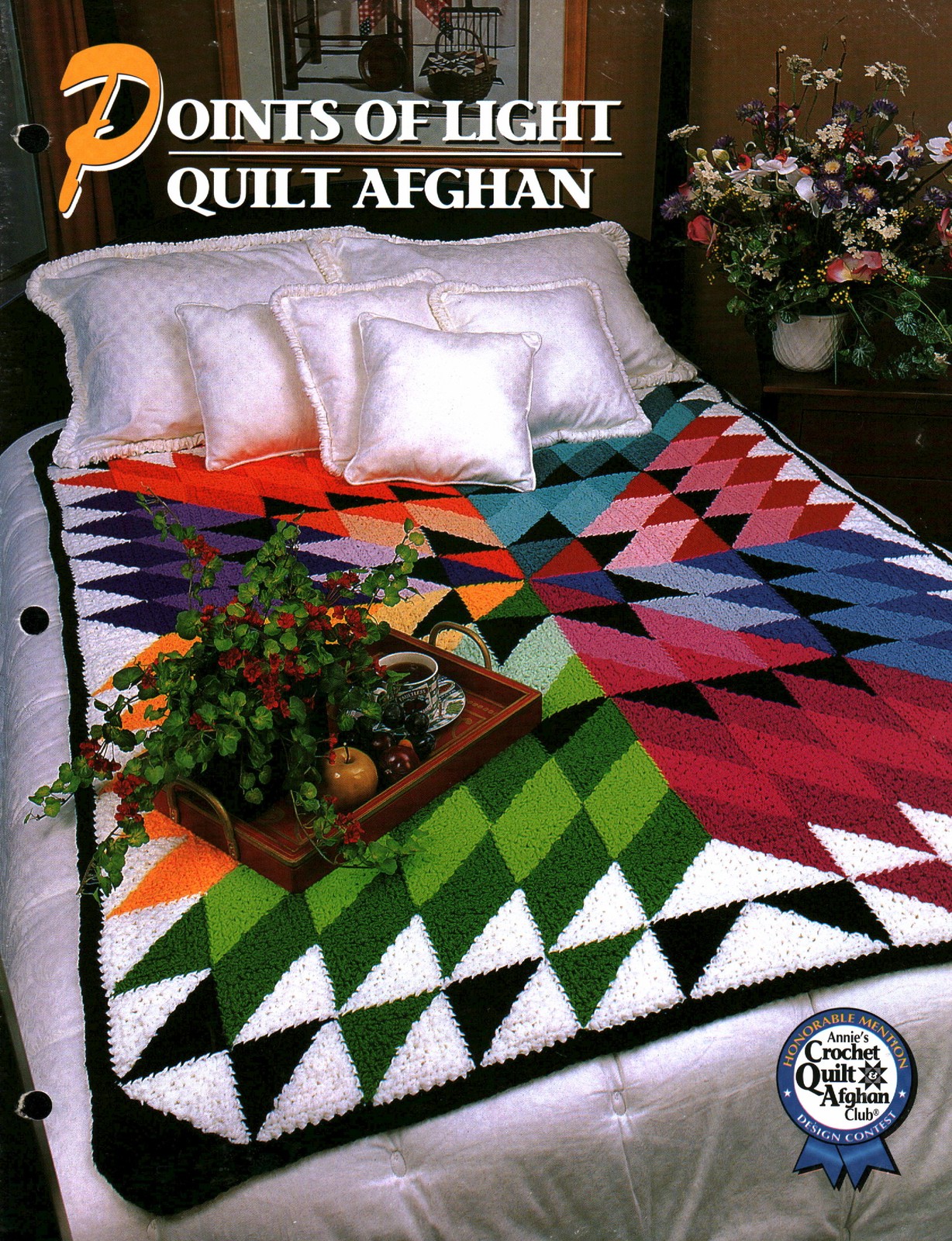 Points of Light Quilt Afghan | Annie's Crochet Quilt Afghan Club 305-1-01