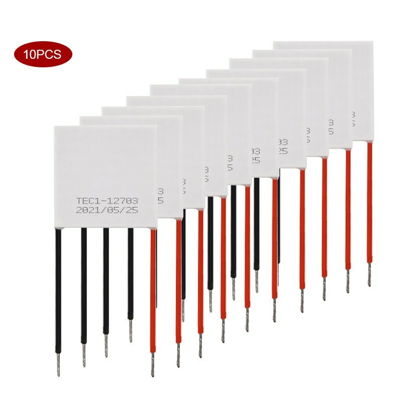 10PCS TEC1-12703 Thermoelectric Cooler Cooling Platform Generator 30x30x3.6MM IC