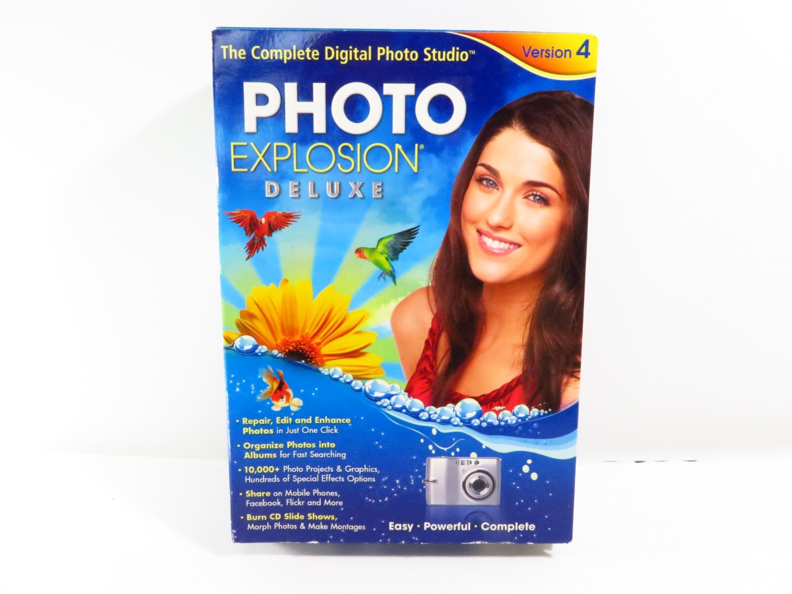 Nova Photo Explosion Deluxe Version 4, Complete Digital Photo Studio, New SEALED
