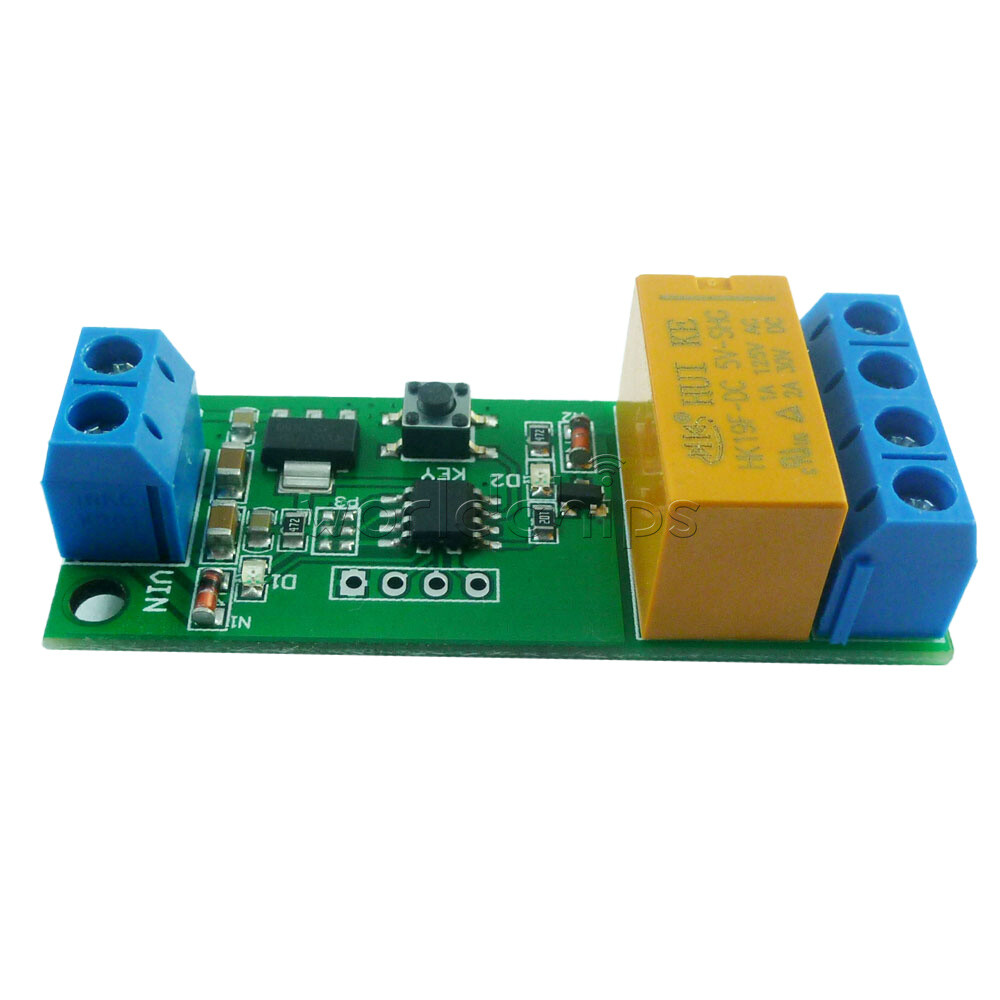 DC 5V/6V/9V/12V Motor Reversible Controller Time adjustable Delay Relay Switch