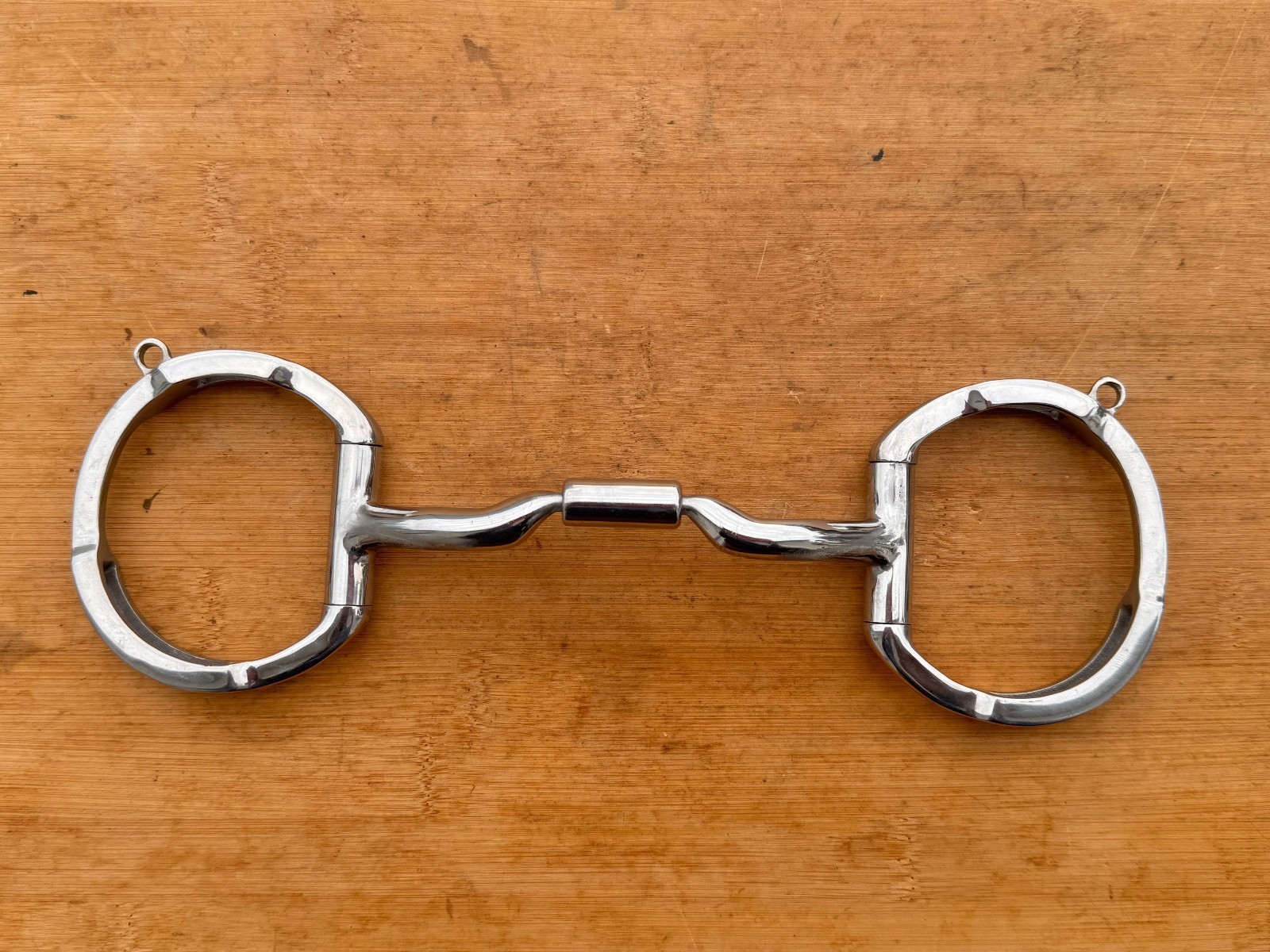 MYLER Eggbutt with Hooks Low Port Comfort Snaffle Bit ~ MB 04 ~ 5"