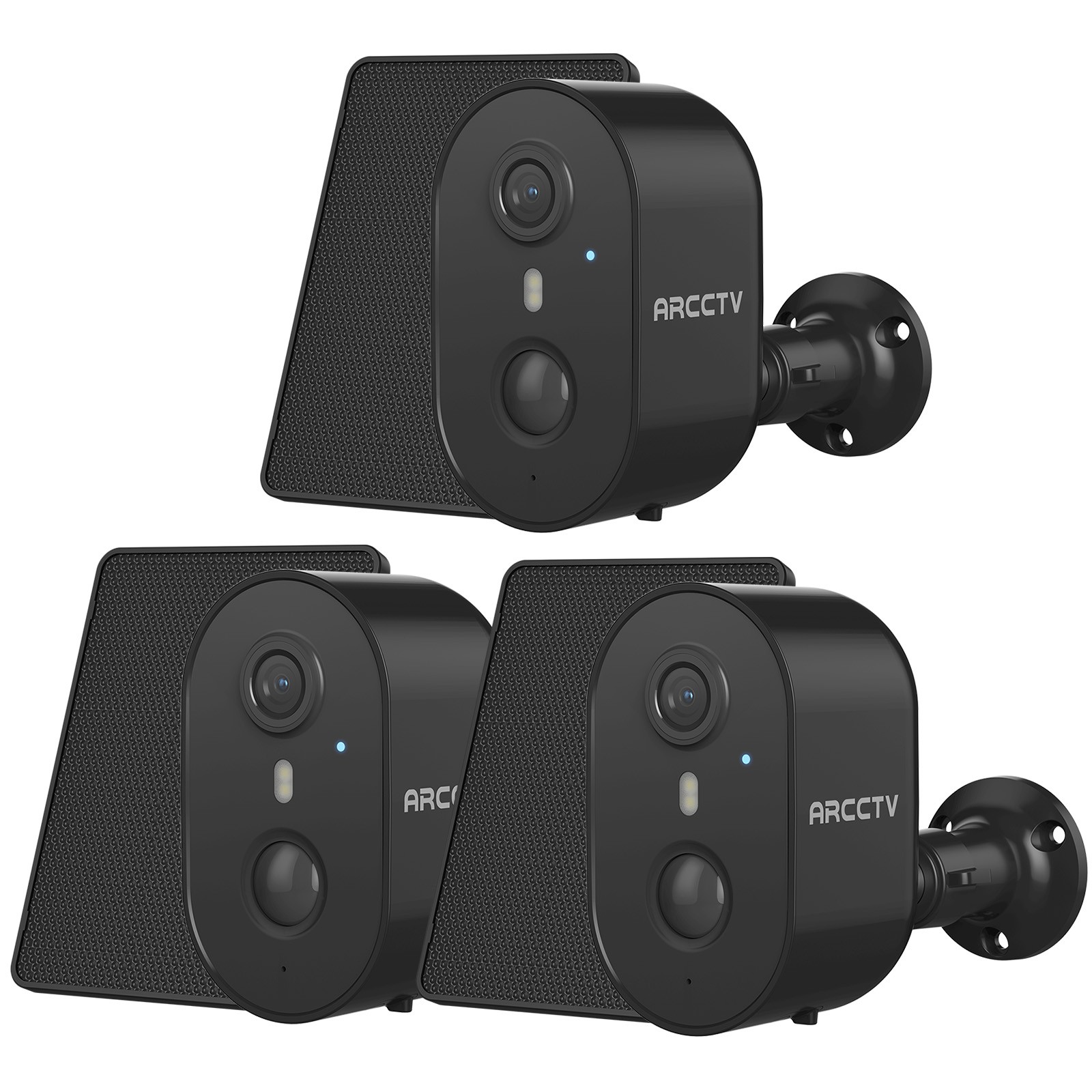ARCCTV Wireless Solar Battery Security Camera Outdoor Home CCTV IR Night Vision