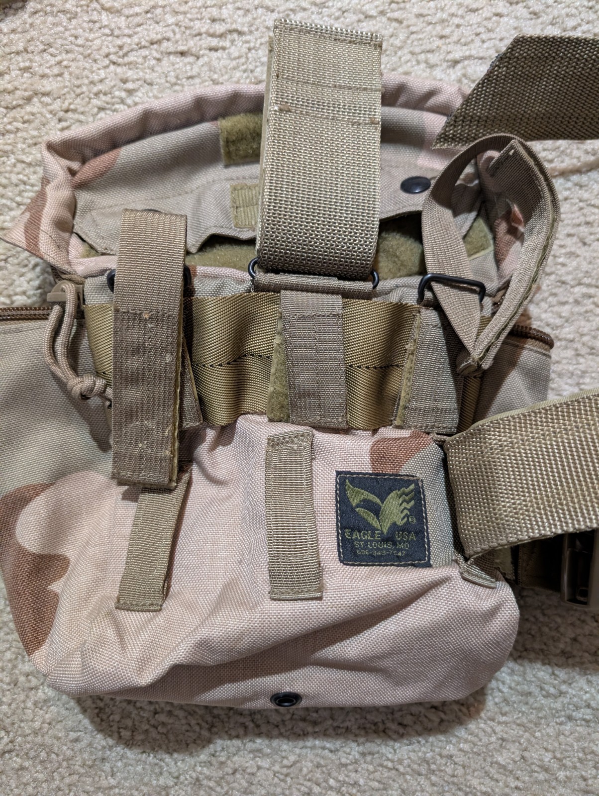 RARE Eagle Industries SAS Drop Leg Dump Pouch DCU Camo
