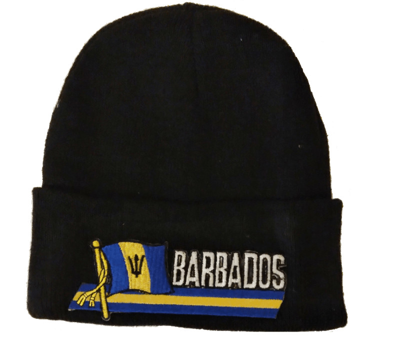 Barbados Embroidered winter beanies - unisex